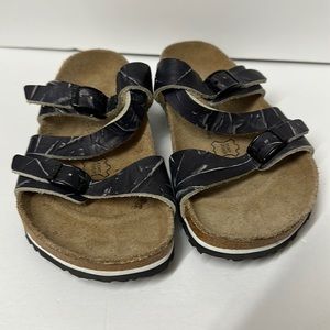 Birkenstock Marble Black Sandals